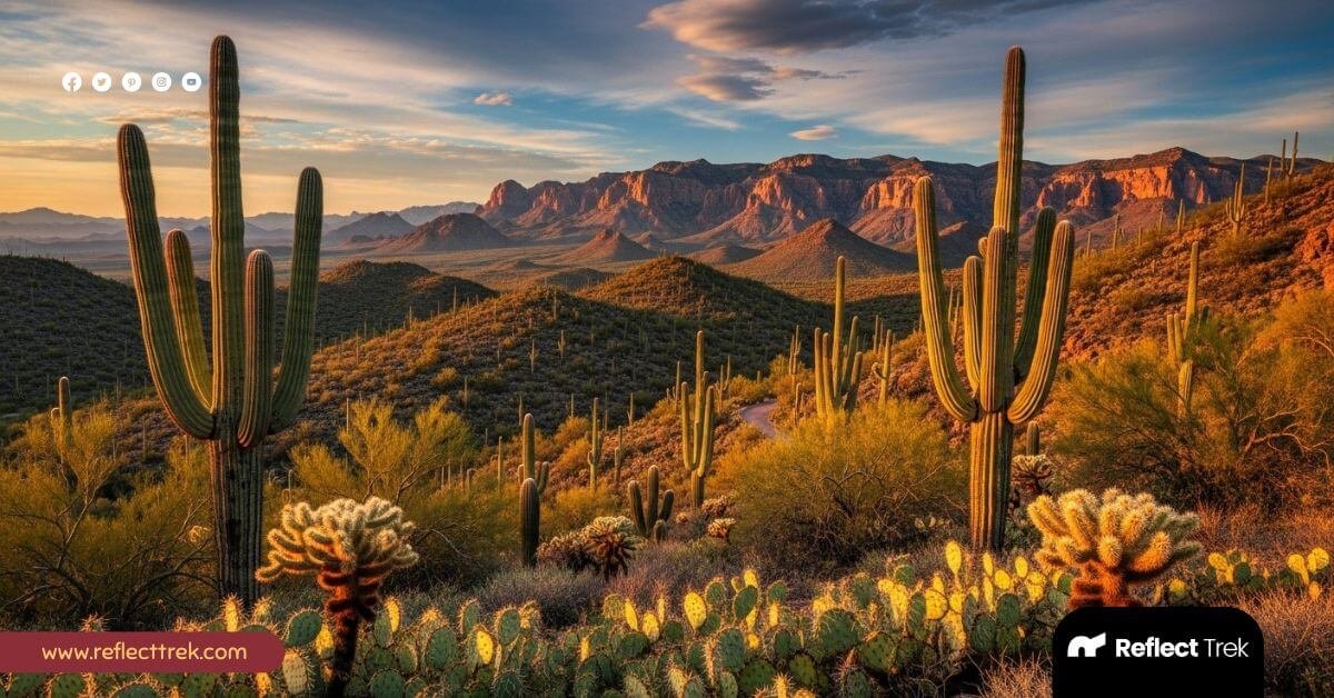 Arizona with mountains